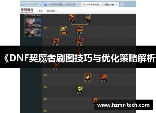 《DNF契魔者刷图技巧与优化策略解析》